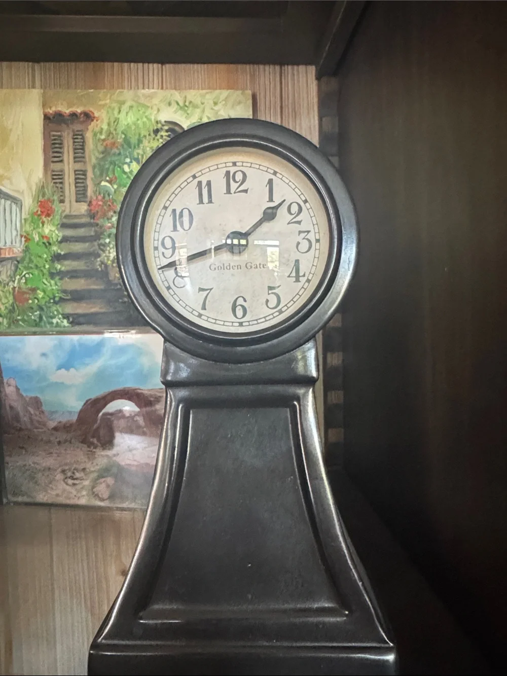 Pottery Barn Retired Mantel Clock - Classic Home Wall Decor